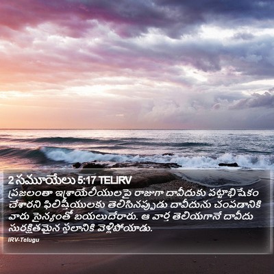 2 సమూయేలు 5:17 TELIRV Bible Verse Image