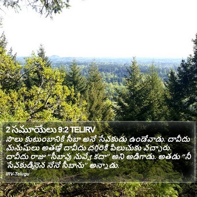 2 సమూయేలు 9:2 TELIRV Bible Verse Image