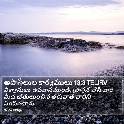అపొస్తలుల కార్యములు 13:3 TELIRV Bible Verse Image
