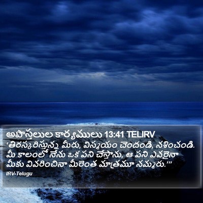 అపొస్తలుల కార్యములు 13:41 TELIRV Bible Verse Image