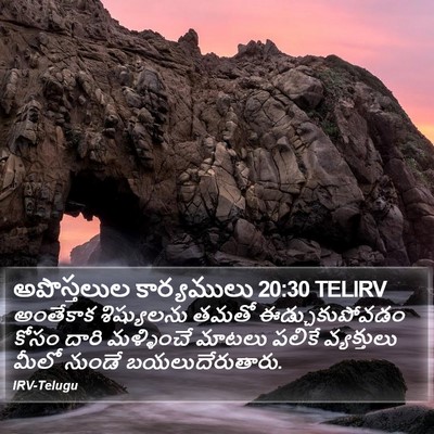 అపొస్తలుల కార్యములు 20:30 TELIRV Bible Verse Image