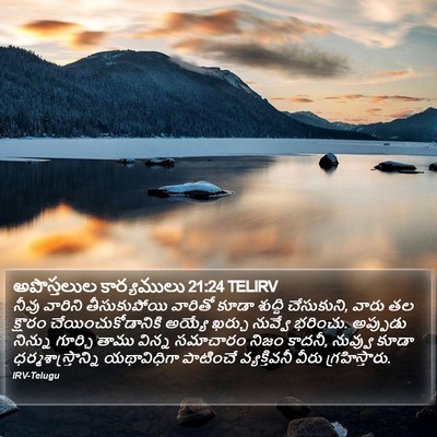 అపొస్తలుల కార్యములు 21:24 TELIRV Bible Verse Image