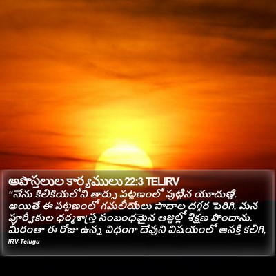 అపొస్తలుల కార్యములు 22:3 TELIRV Bible Verse Image