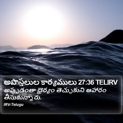 అపొస్తలుల కార్యములు 27:36 TELIRV Bible Verse Image