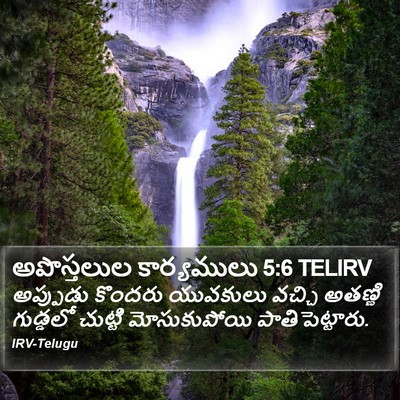 అపొస్తలుల కార్యములు 5:6 TELIRV Bible Verse Image