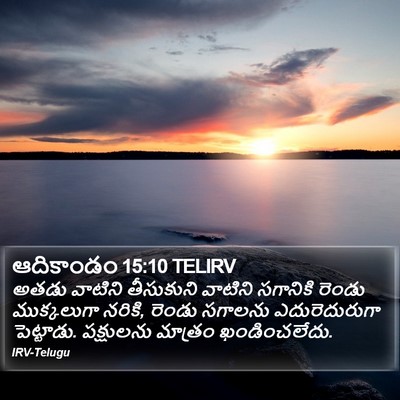 ఆదికాండం 15:10 TELIRV Bible Verse Image