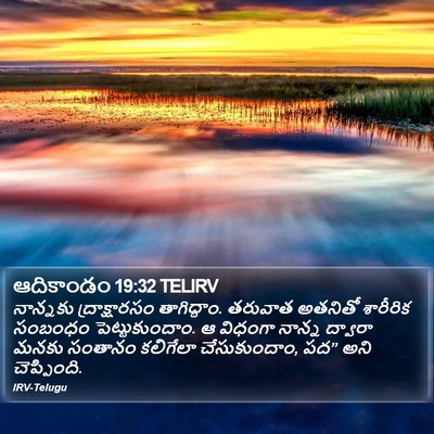 ఆదికాండం 19:32 TELIRV Bible Verse Image