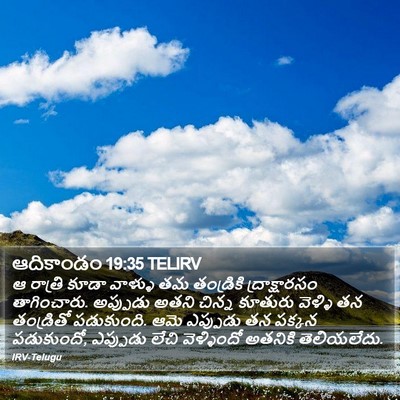 ఆదికాండం 19:35 TELIRV Bible Verse Image