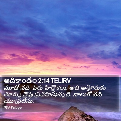 ఆదికాండం 2:14 TELIRV Bible Verse Image