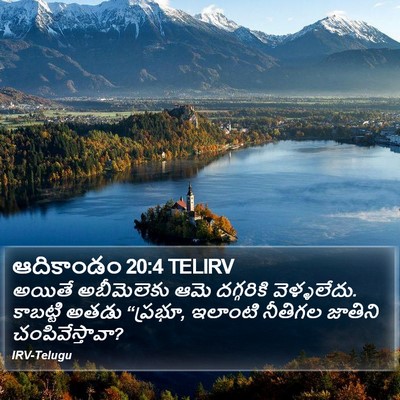 ఆదికాండం 20:4 TELIRV Bible Verse Image