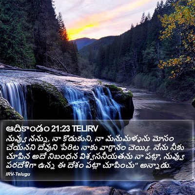 ఆదికాండం 21:23 TELIRV Bible Verse Image
