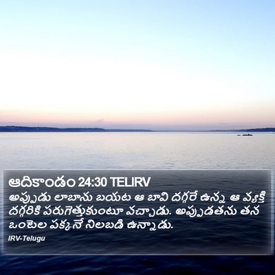 ఆదికాండం 24:30 TELIRV Bible Verse Image