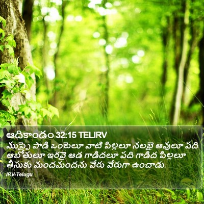 ఆదికాండం 32:15 TELIRV Bible Verse Image
