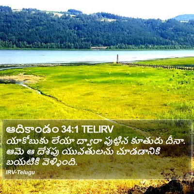 ఆదికాండం 34:1 TELIRV Bible Verse Image