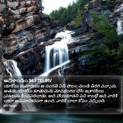 ఆదికాండం 34:7 TELIRV Bible Verse Image