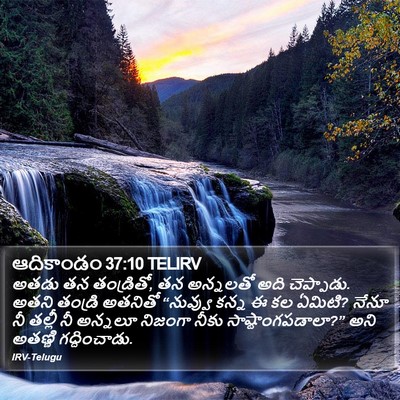 ఆదికాండం 37:10 TELIRV Bible Verse Image