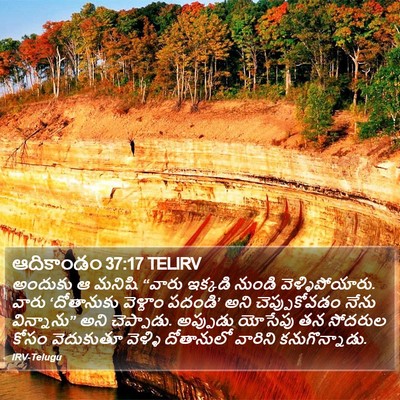 ఆదికాండం 37:17 TELIRV Bible Verse Image