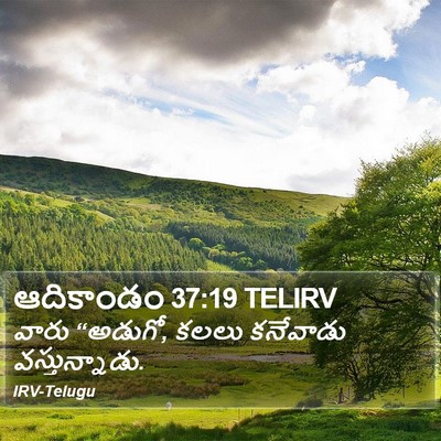 ఆదికాండం 37:19 TELIRV Bible Verse Image