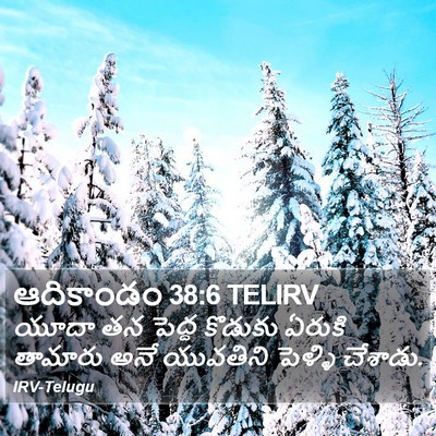 ఆదికాండం 38:6 TELIRV Bible Verse Image