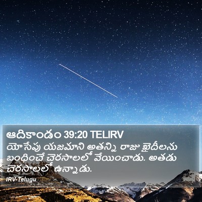 ఆదికాండం 39:20 TELIRV Bible Verse Image