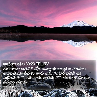 ఆదికాండం 39:23 TELIRV Bible Verse Image