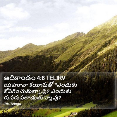 ఆదికాండం 4:6 TELIRV Bible Verse Image