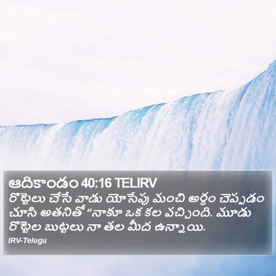 ఆదికాండం 40:16 TELIRV Bible Verse Image