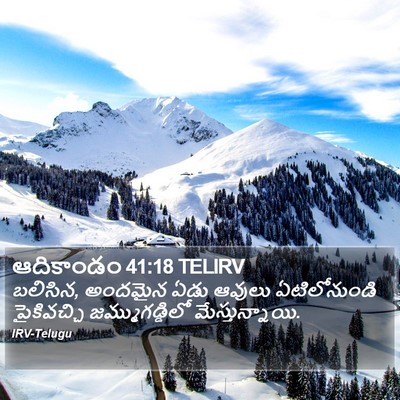 ఆదికాండం 41:18 TELIRV Bible Verse Image
