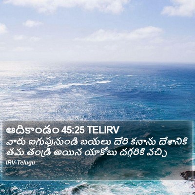 ఆదికాండం 45:25 TELIRV Bible Verse Image