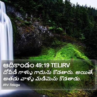ఆదికాండం 49:19 TELIRV Bible Verse Image