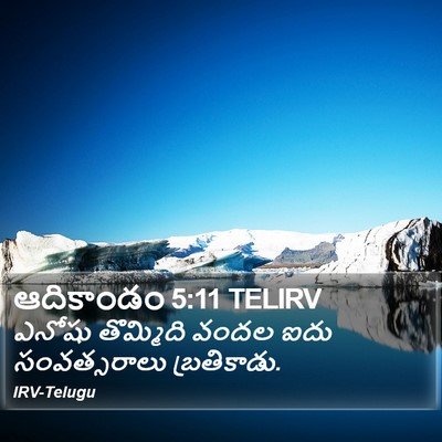 ఆదికాండం 5:11 TELIRV Bible Verse Image
