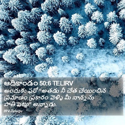 ఆదికాండం 50:6 TELIRV Bible Verse Image