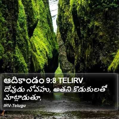 ఆదికాండం 9:8 TELIRV Bible Verse Image