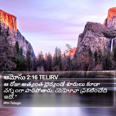 ఆమోసు 2:16 TELIRV Bible Verse Image