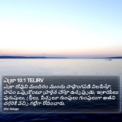 ఎజ్రా 10:1 TELIRV Bible Verse Image