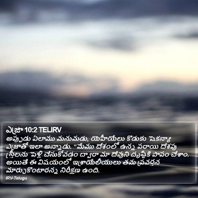 ఎజ్రా 10:2 TELIRV Bible Verse Image