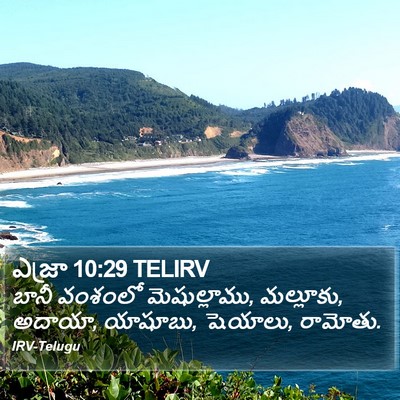 ఎజ్రా 10:29 TELIRV Bible Verse Image