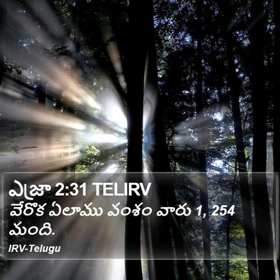 ఎజ్రా 2:31 TELIRV Bible Verse Image