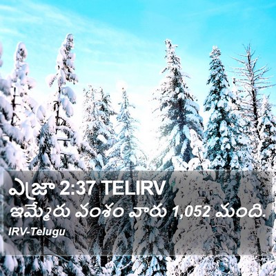 ఎజ్రా 2:37 TELIRV Bible Verse Image
