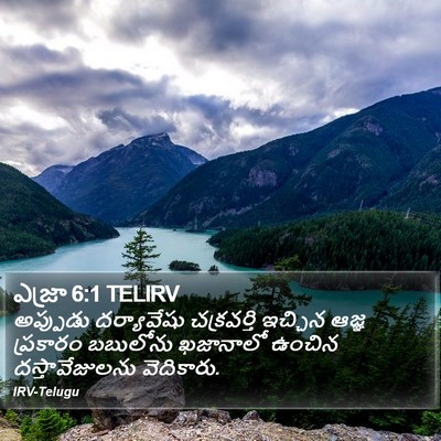 ఎజ్రా 6:1 TELIRV Bible Verse Image