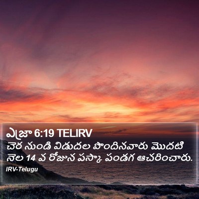 ఎజ్రా 6:19 TELIRV Bible Verse Image