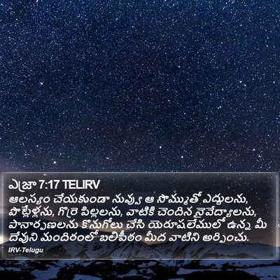 ఎజ్రా 7:17 TELIRV Bible Verse Image