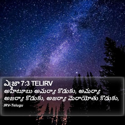 ఎజ్రా 7:3 TELIRV Bible Verse Image