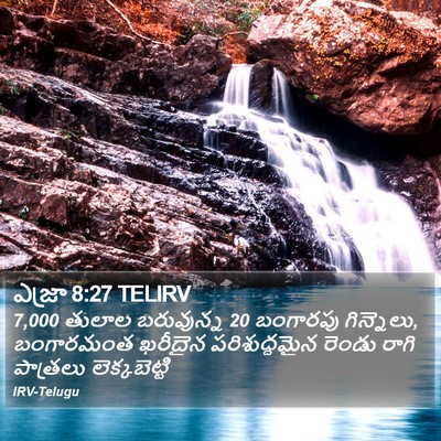 ఎజ్రా 8:27 TELIRV Bible Verse Image