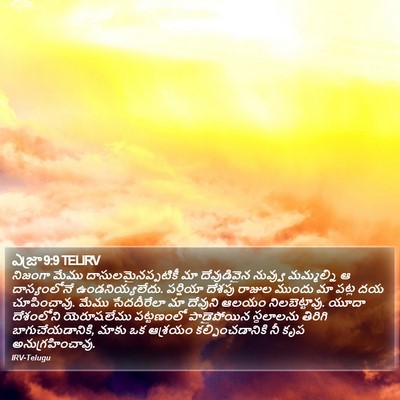 ఎజ్రా 9:9 TELIRV Bible Verse Image