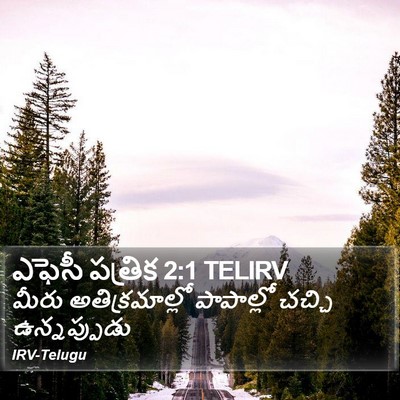 ఎఫెసీ పత్రిక 2:1 TELIRV Bible Verse Image