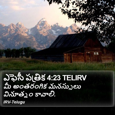 ఎఫెసీ పత్రిక 4:23 TELIRV Bible Verse Image