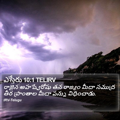 ఎస్తేరు 10:1 TELIRV Bible Verse Image