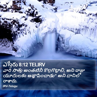 ఎస్తేరు 8:12 TELIRV Bible Verse Image