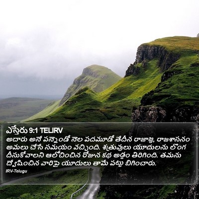 ఎస్తేరు 9:1 TELIRV Bible Verse Image